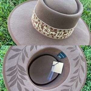 Luna Bloom Hand Painted Lydia in Brown Zodiac